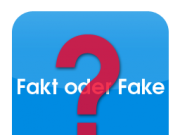 Gerüchte Fake Logo