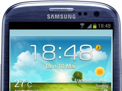 Galaxy S3 schwarz Front