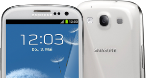 Samsung-Galaxy-S4 weiß stehend