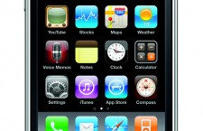 iPhone 3G schwarz stehend