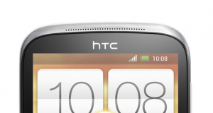 HTC Desire X silber stehend