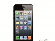 iPhone 5 schwarz stehend