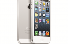 iPhone 5/5S in weiß stehend