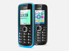 Nokia 109 schwarz stehend