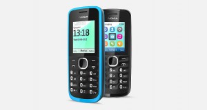 Nokia 109 schwarz stehend