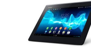 Xperia S Tablet schwarz stehend