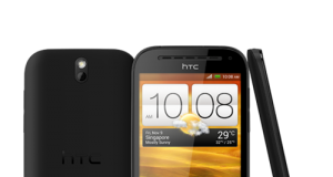 HTC One SV schwarz stehend
