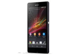Xperia Z schwarz stehend
