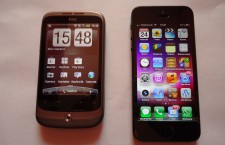Wildfire und iPhone 5 Vergleich Test