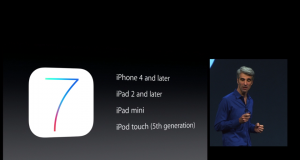 iOS 7 kompatible geräte