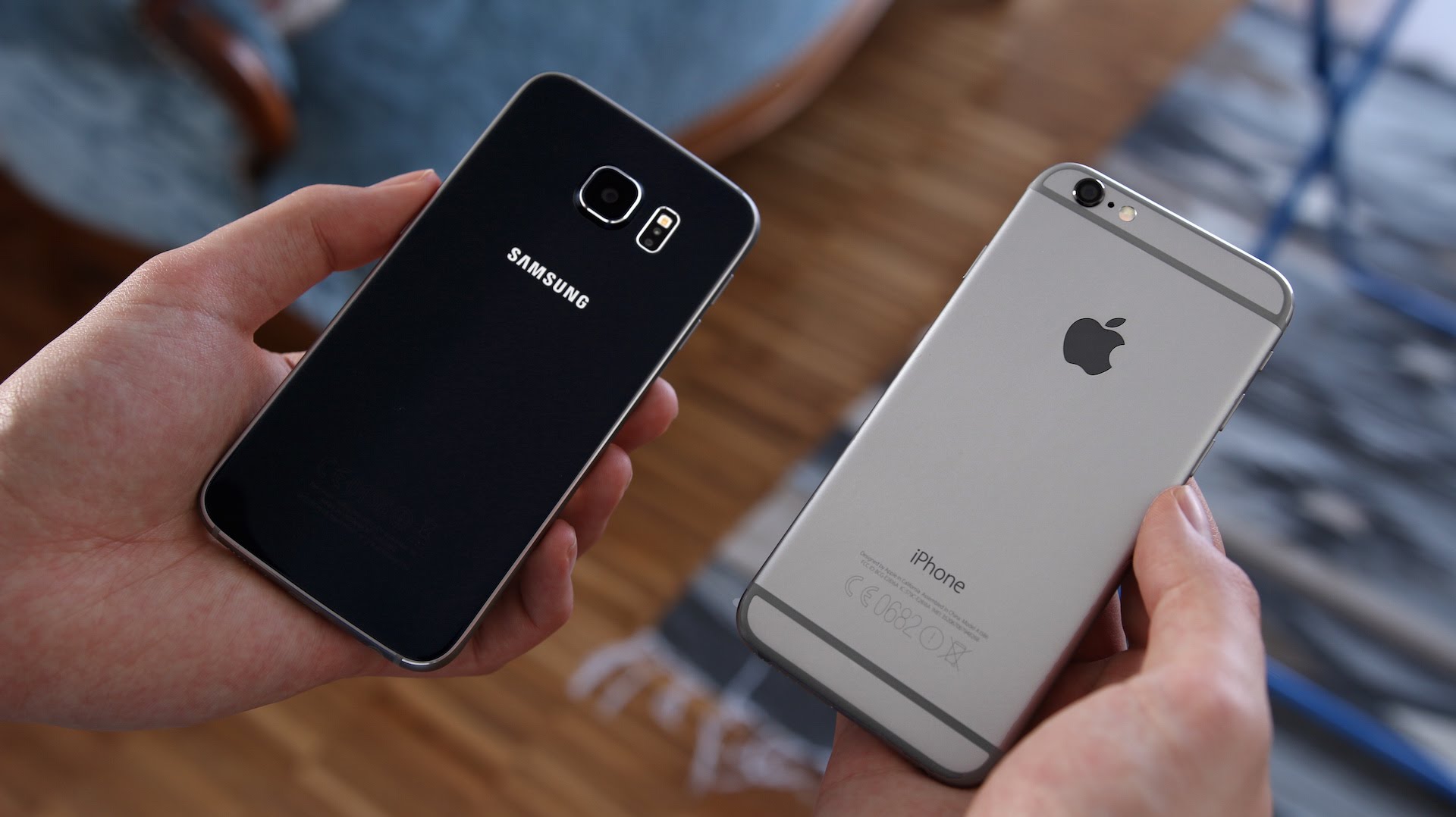 Vergleich iPhone Galaxy S6