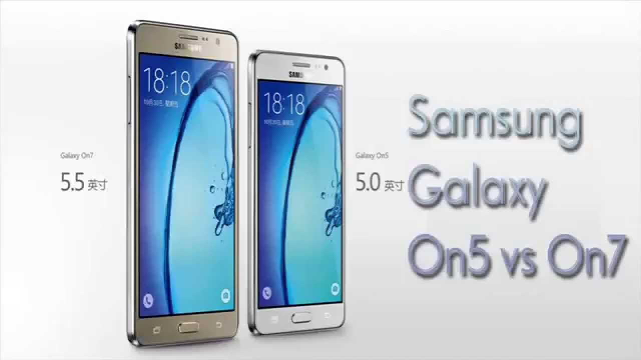 Galaxy On7 und On5 Weiß