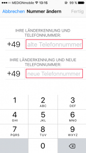 WhatsApp Nummer ändern Handynummern