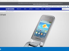 Samsung Homepage Klapphandy