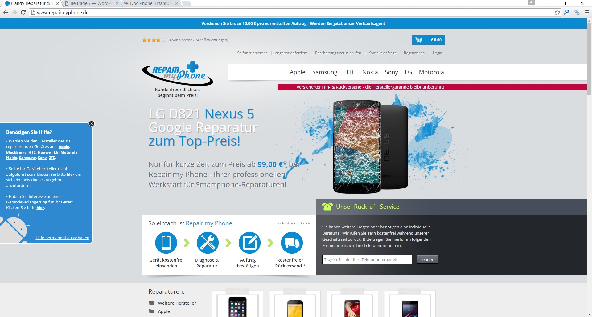 Repair my Phone Erfahrung