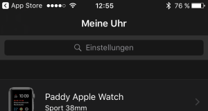 Apple Watch koppeln Einstellung