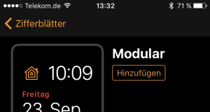 Apple Watch Zifferblatt ändern