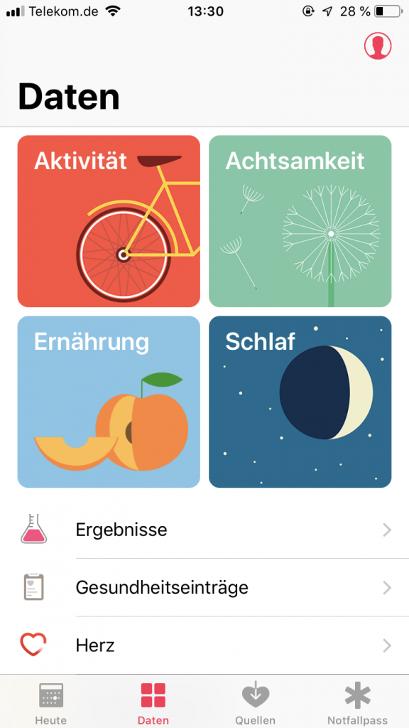 Health App iOS